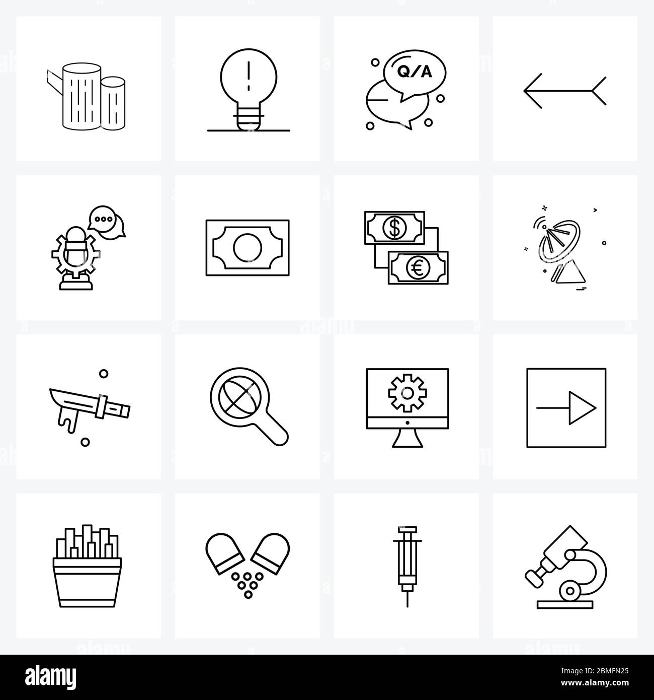 16 Universal Icons Pixel Perfect Symbols Of Board Gear Chat Chess 