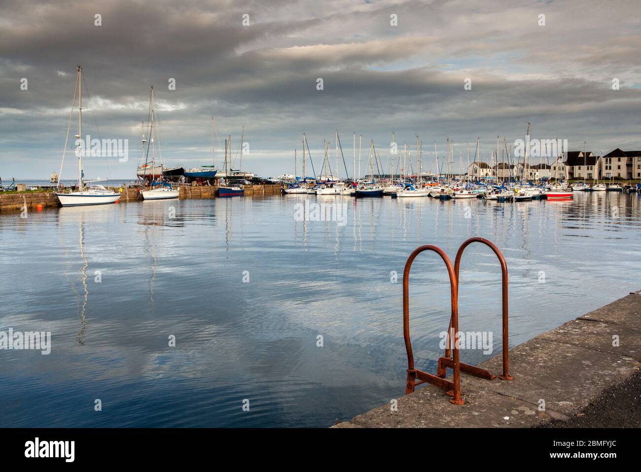 Tayport Harbour, Late Afternoon, Tayport, Fife, Scotland Stock Photo