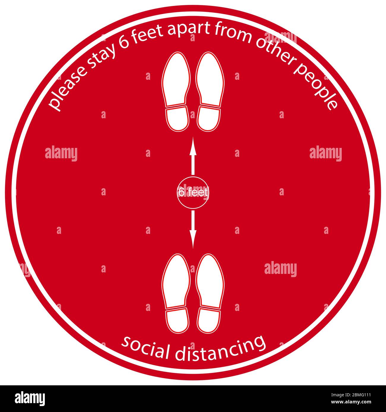 Foot Symbol Marking the standing position, the floor as markers for
