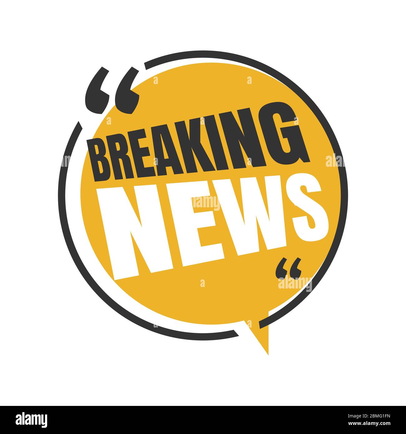 Breaking News Logo Icon For News Entertaining Show Sign Banner Vector Illustration On Circle Shape Style Background Stock Vector Image Art Alamy