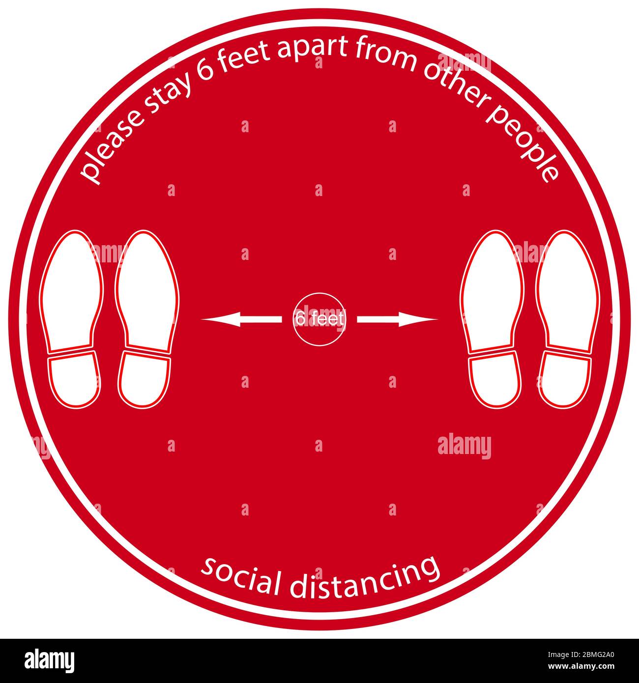 Foot Symbol Marking the standing position, the floor as markers for