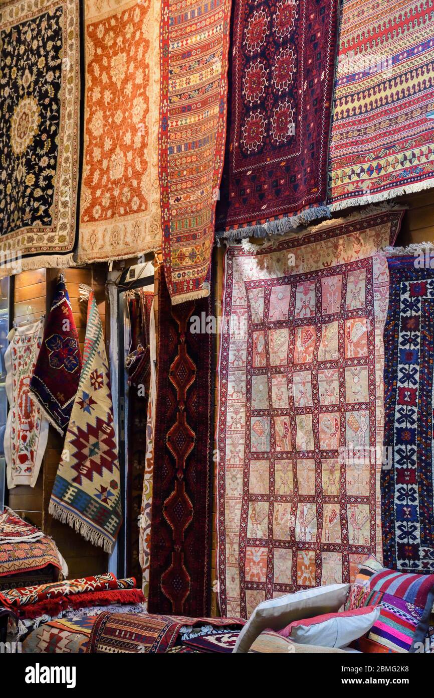 Turkish rugs, kilims and carpets Stock Photo Alamy