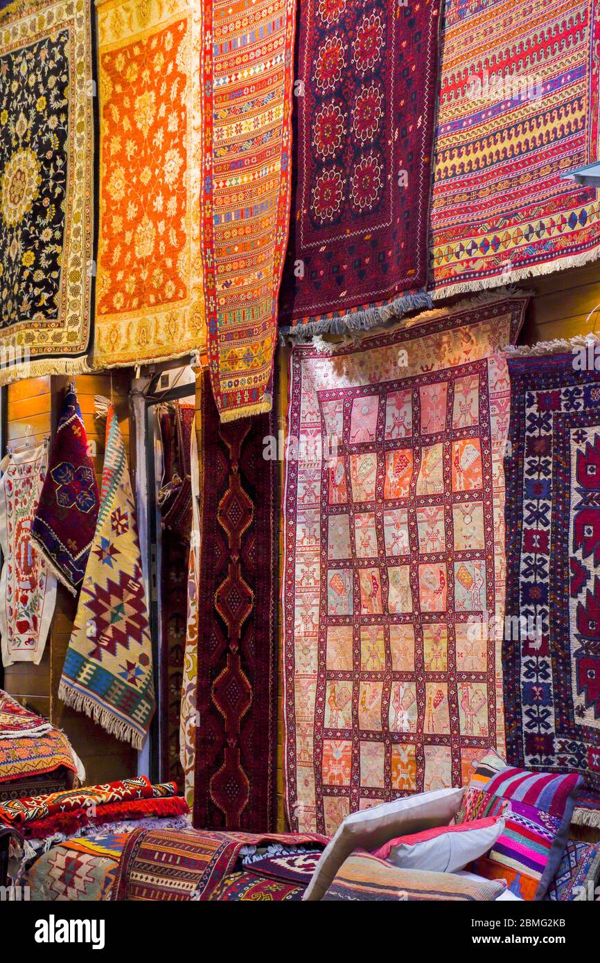 Turkish rugs, kilims and carpets Stock Photo Alamy