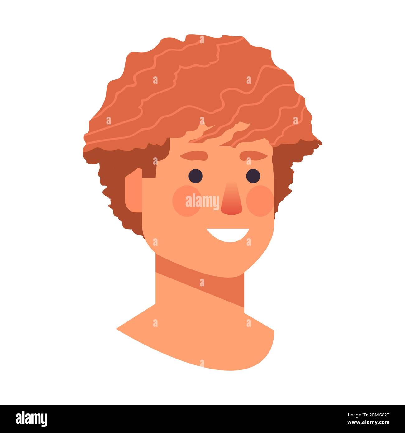 Premium Vector  Vector flat illustration of a brutal gigachad face