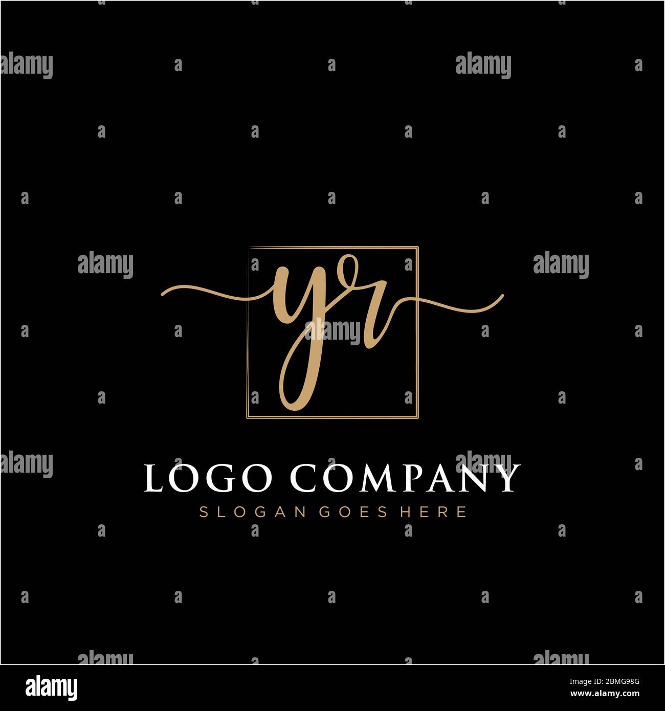 Yr logo vector vectors hi-res stock photography and images - Alamy