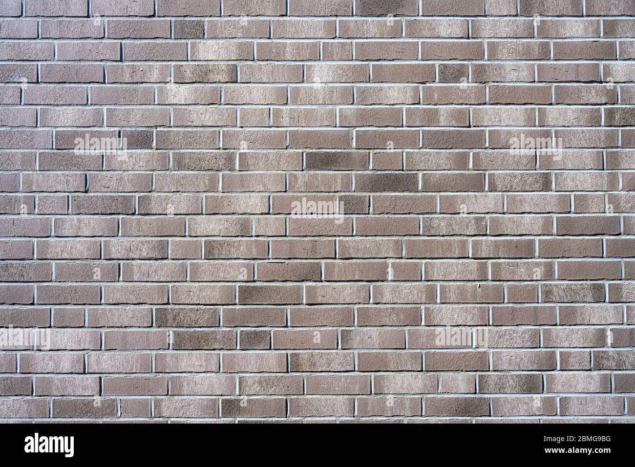 Background from a new gray brick wall Stock Photo