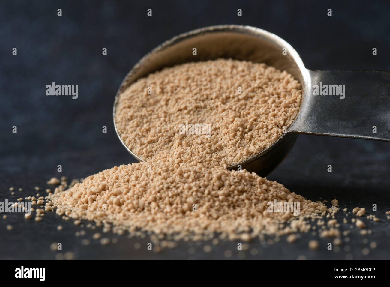 Yeast Spilled from a Teaspoon Stock Photo Alamy