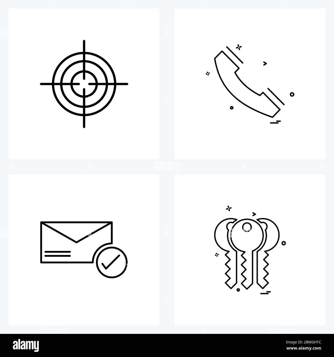 4 Universal Icons Pixel Perfect Symbols of entertainment, email ...
