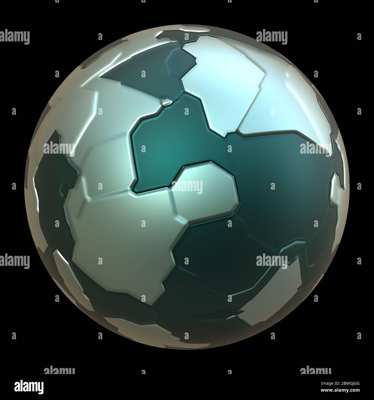 futuristic 3d globe sphere Stock Photo - Alamy