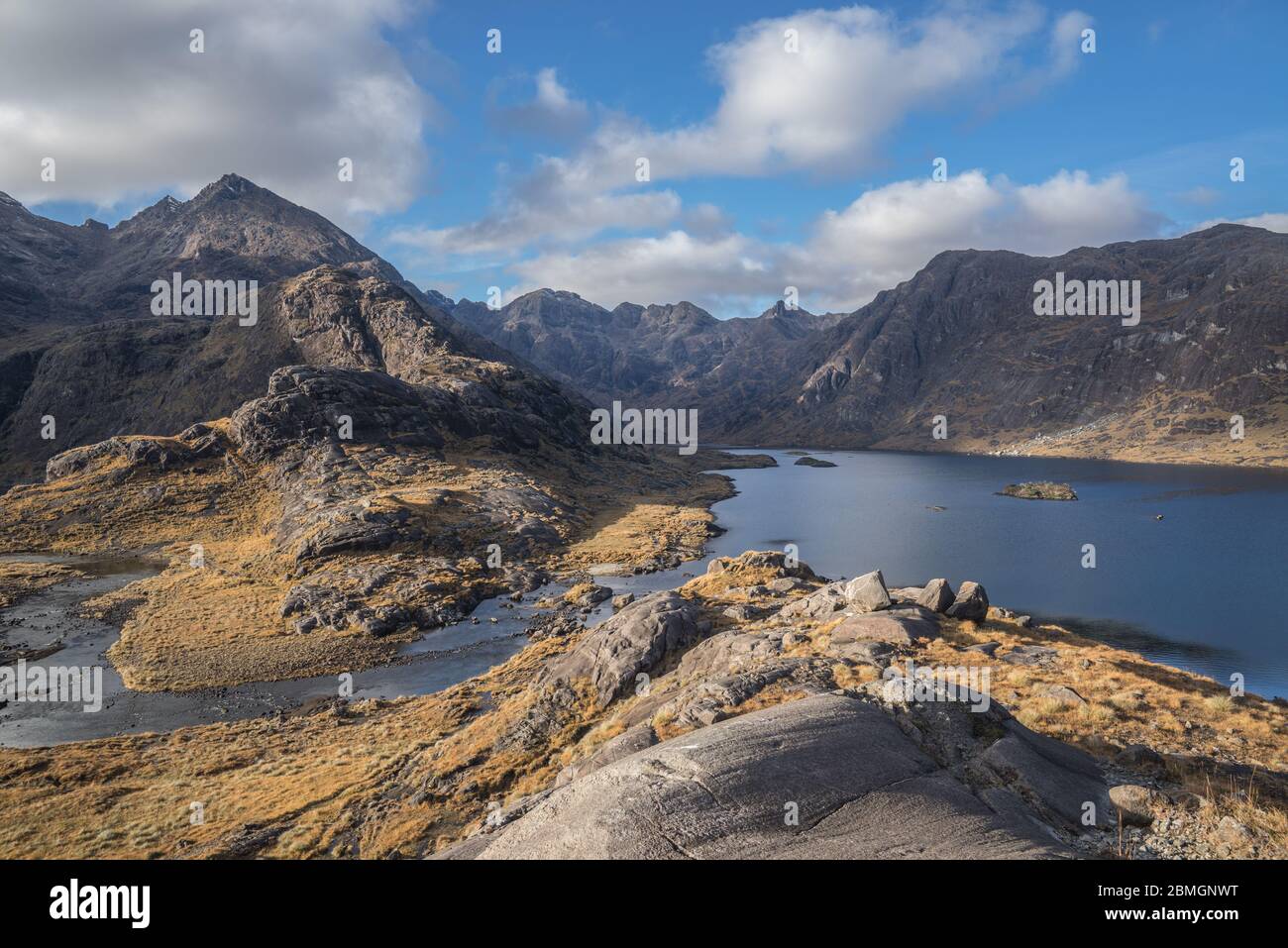 View Of Loch Coruisk On The Isle Of Skye In Late Autumn Stock Photo Alamy