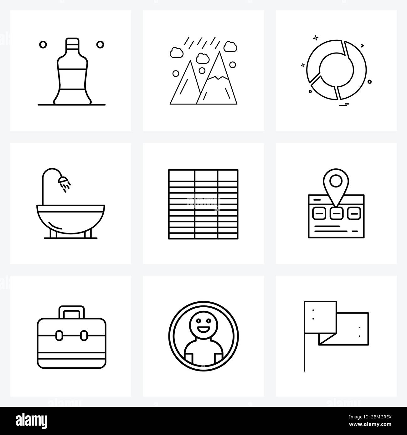 Excel graph icons hi-res stock photography and images - Alamy