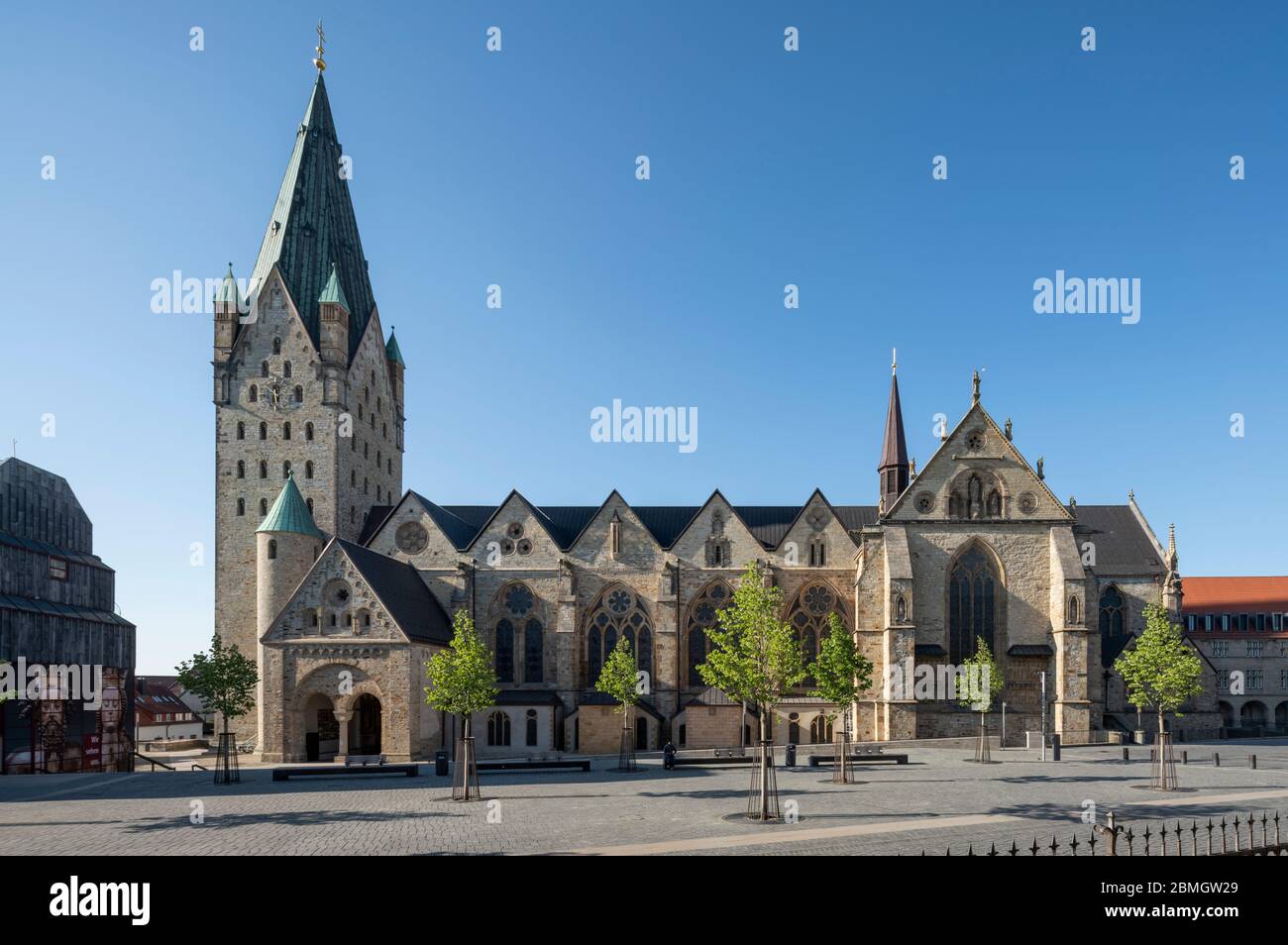 Paderborn, Dom, Blick von Süden Stock Photo Alamy