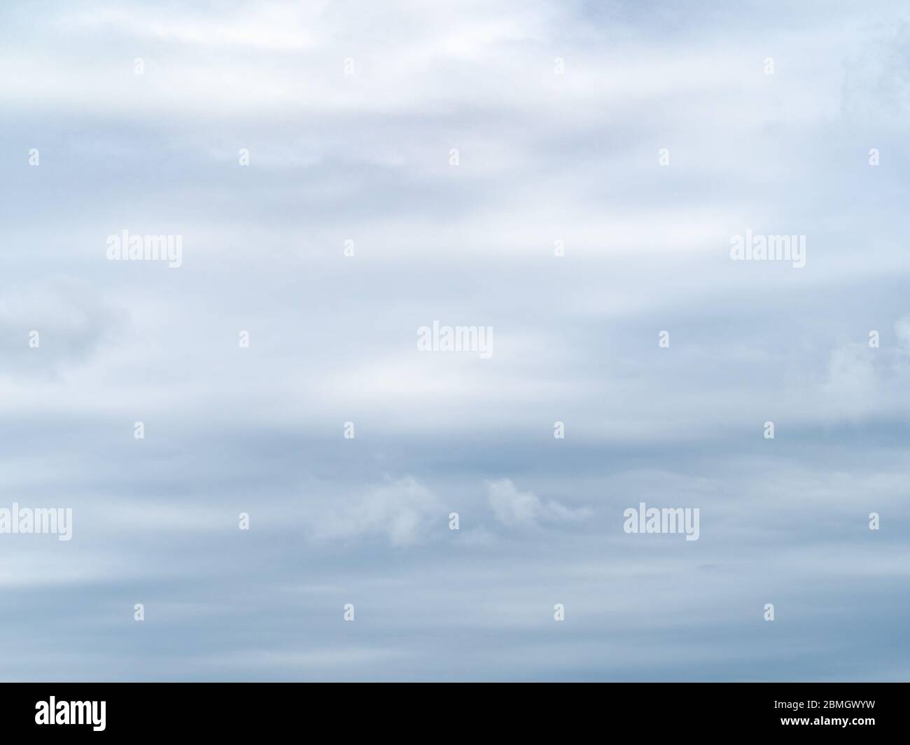 natural background - layered spring gray sky on cloudy day Stock Photo