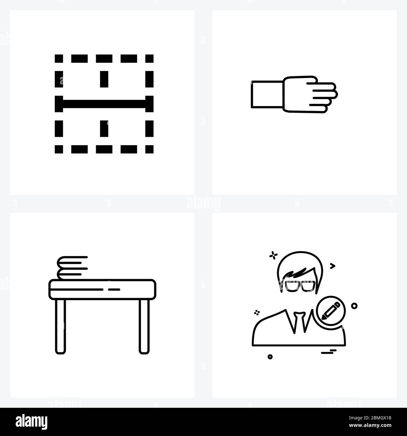 Table human body part Stock Vector Images - Alamy