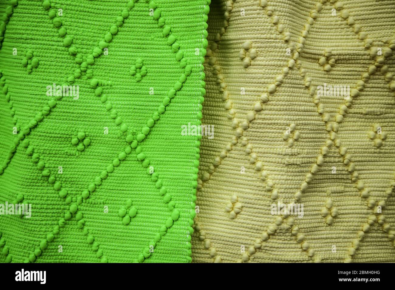Fabric cotton fabrics, industry and craft work, textile garments Stock Photo