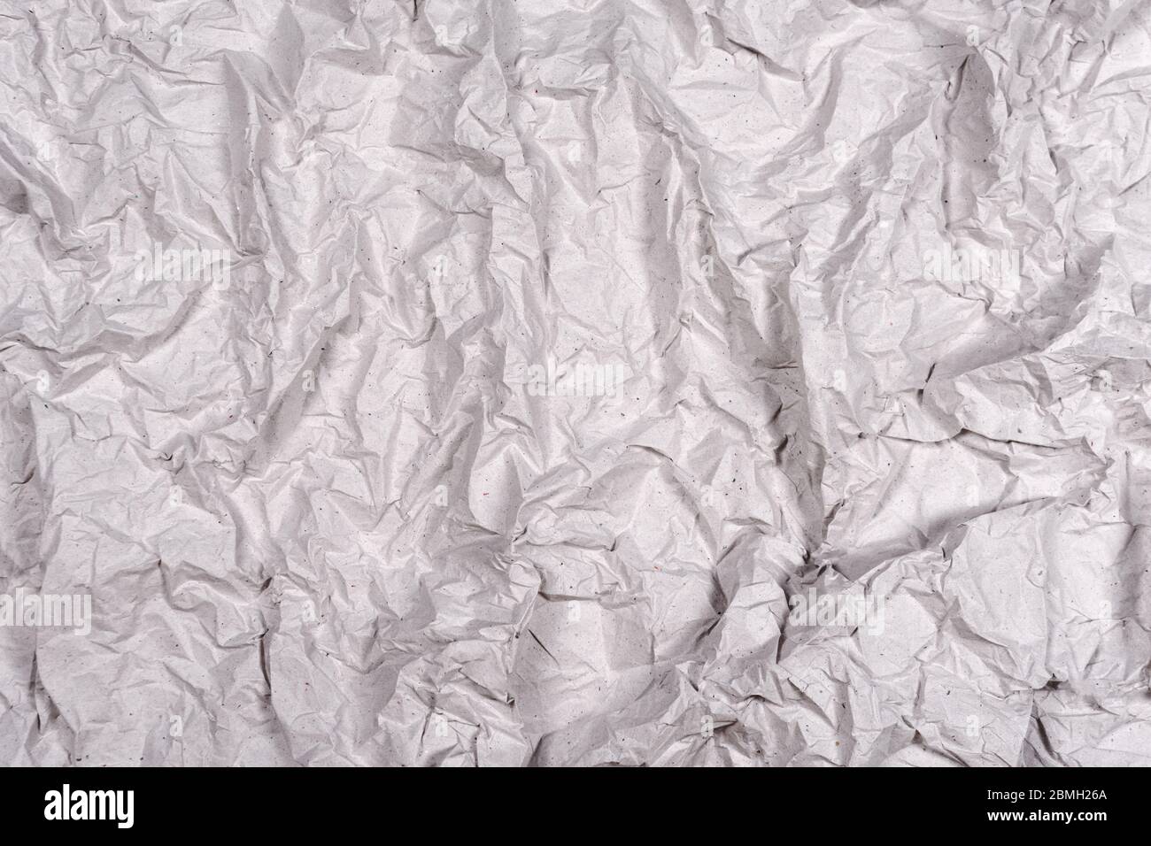 Crumpled Gray Paper Texture. Wrinkled Paper Background with Cracks and  Kinks. Stock Image - Image of garbage, empty: 182273305