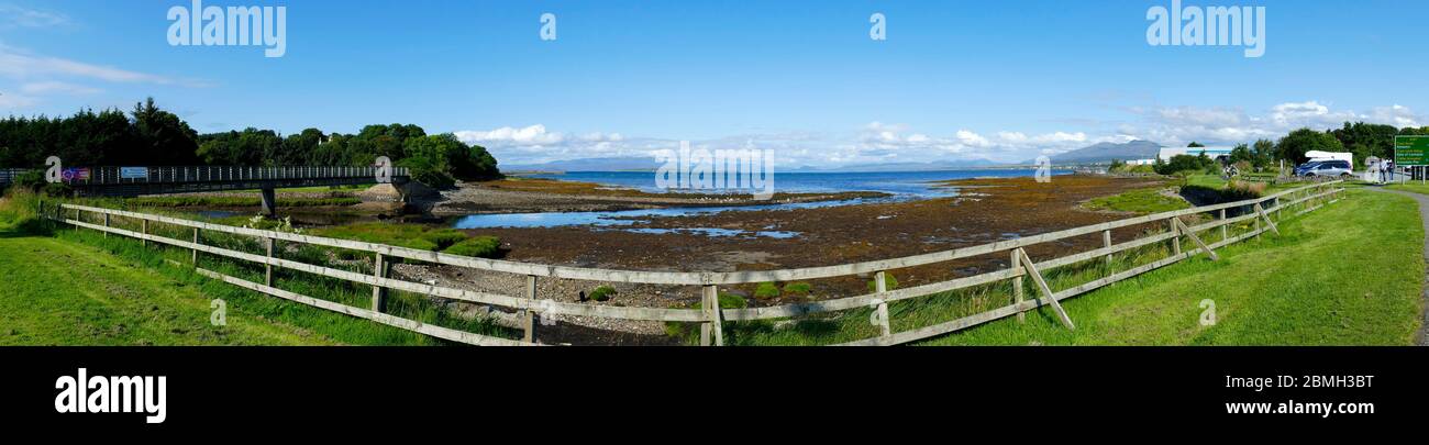 Blick auf die Küste von Broadford, Isle of Skye Stock Photo