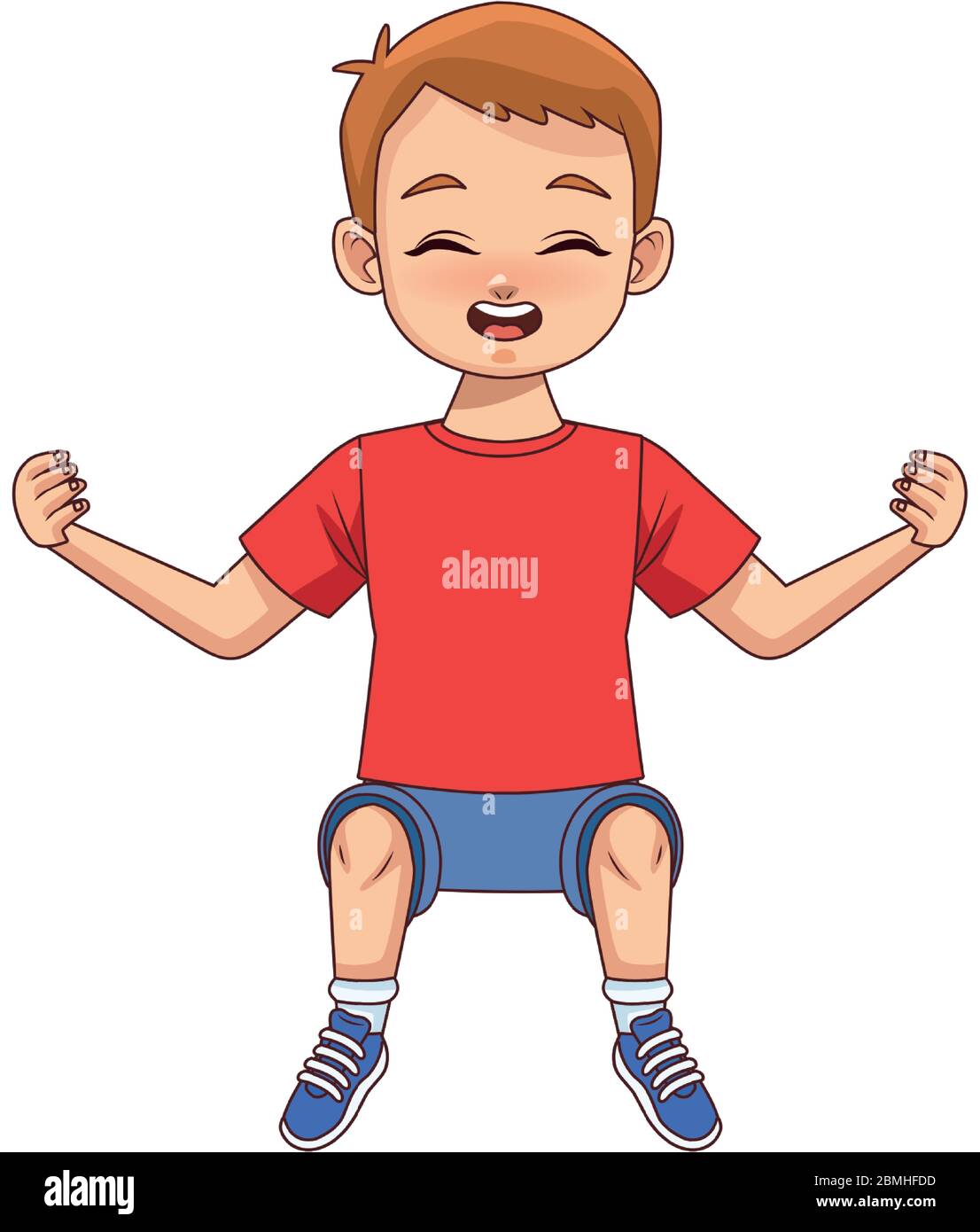 happy young boy teenager character Stock Vector Image & Art - Alamy