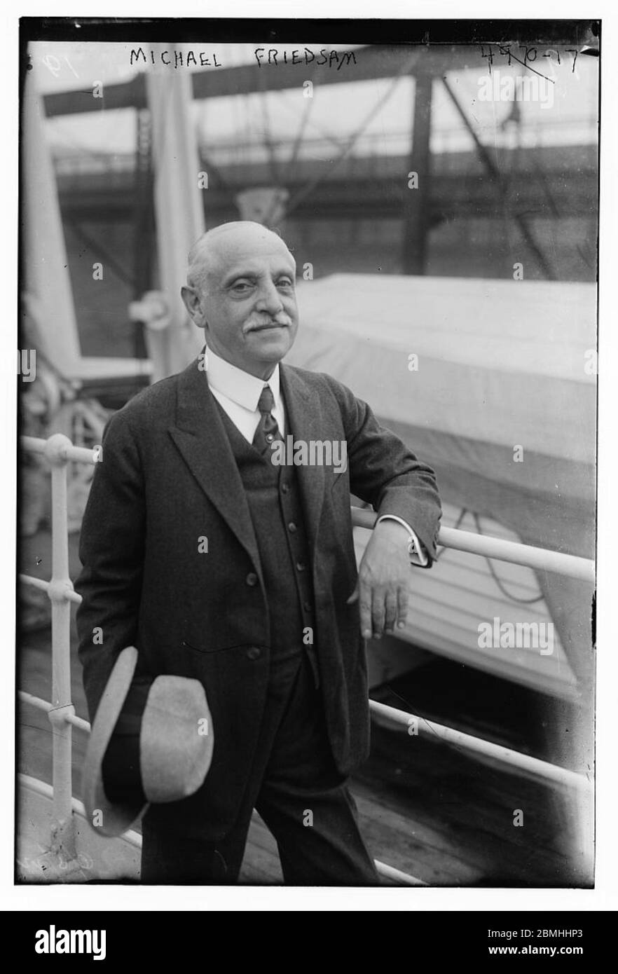 Michael Friedsam (LOC) by The Library of Congress Stock Photo