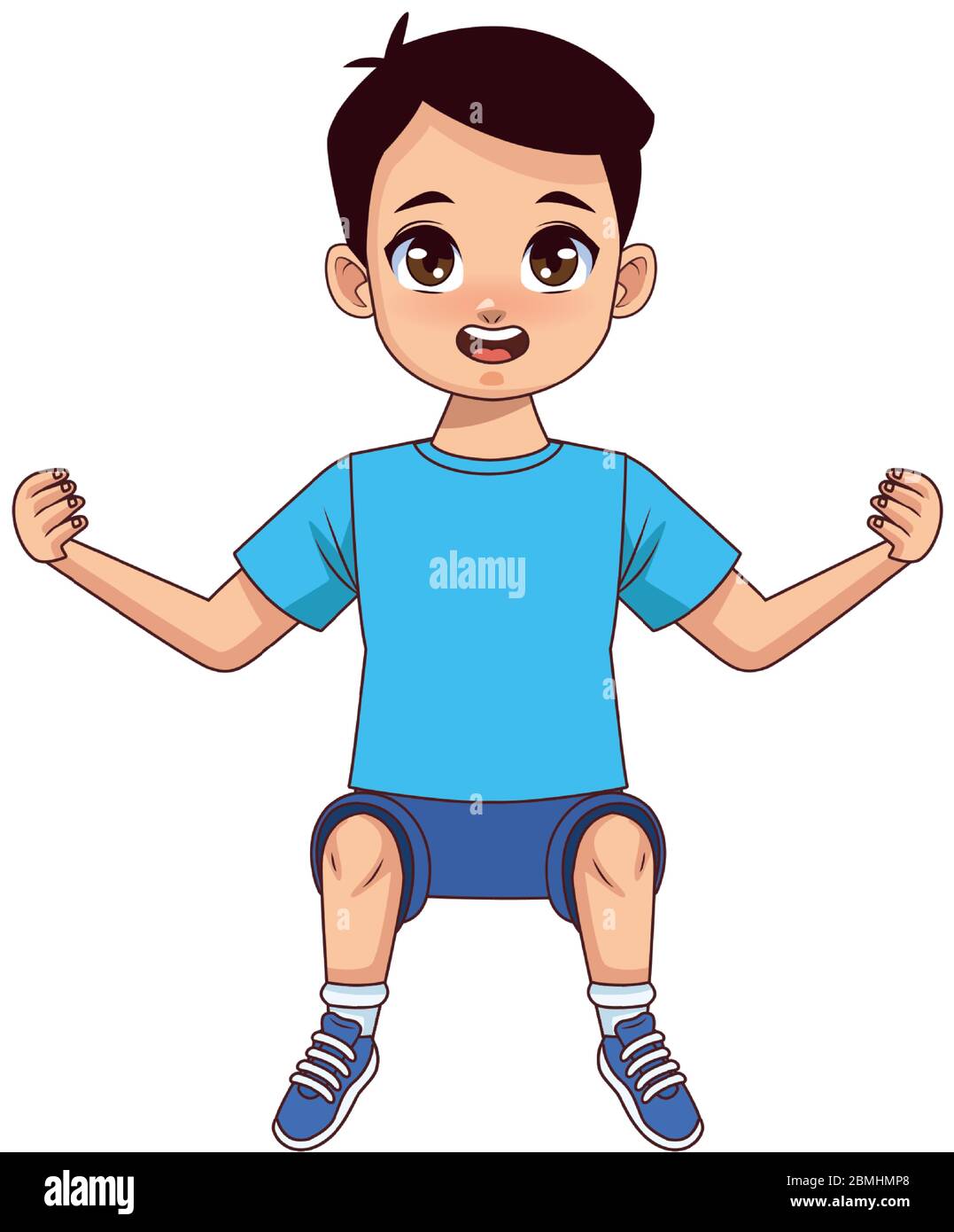 happy young boy teenager character Stock Vector Image & Art - Alamy