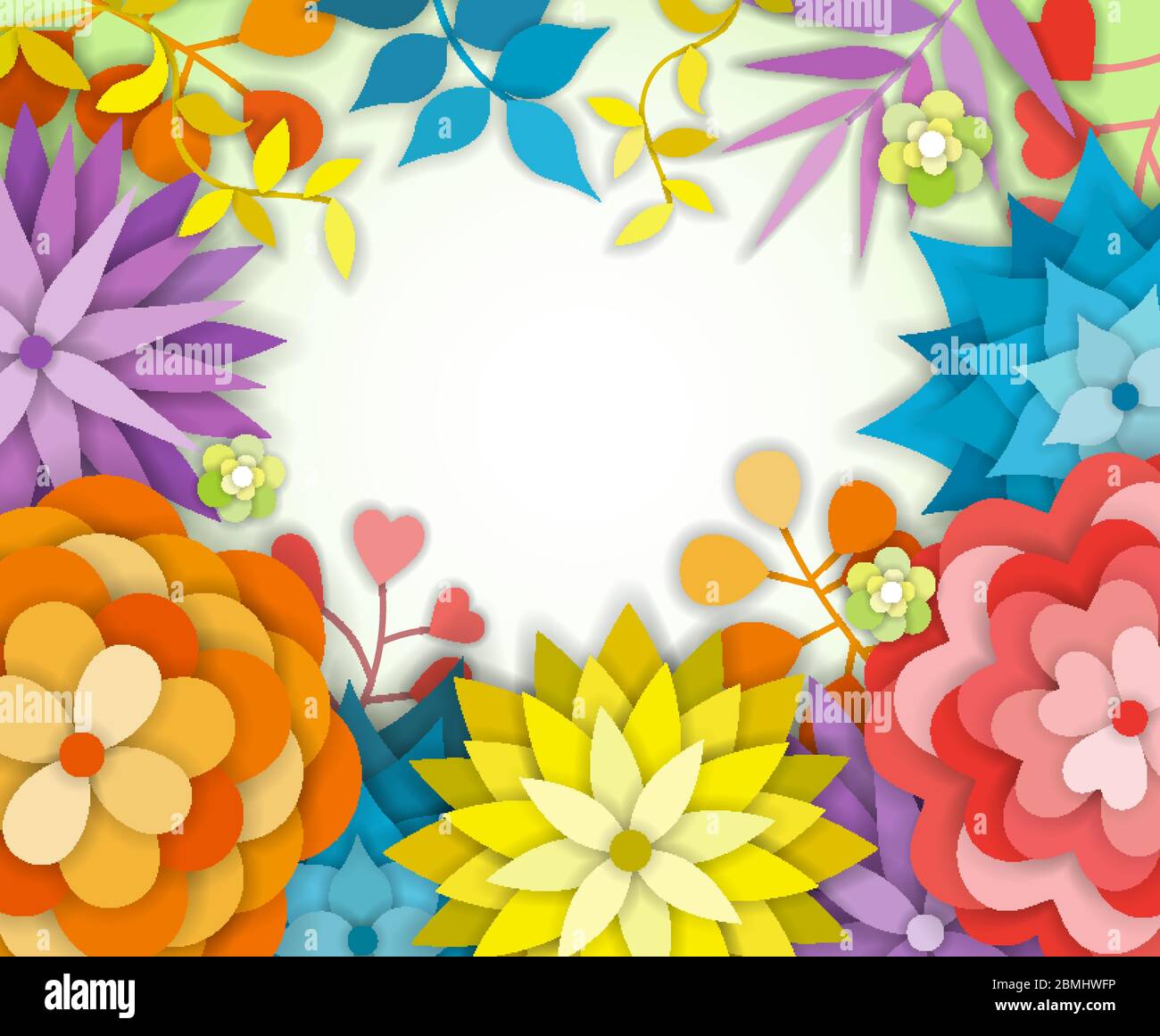 Floral Graphic Design - with Colorful Flowers - for t-shirt, fashion, prints Stock Vector