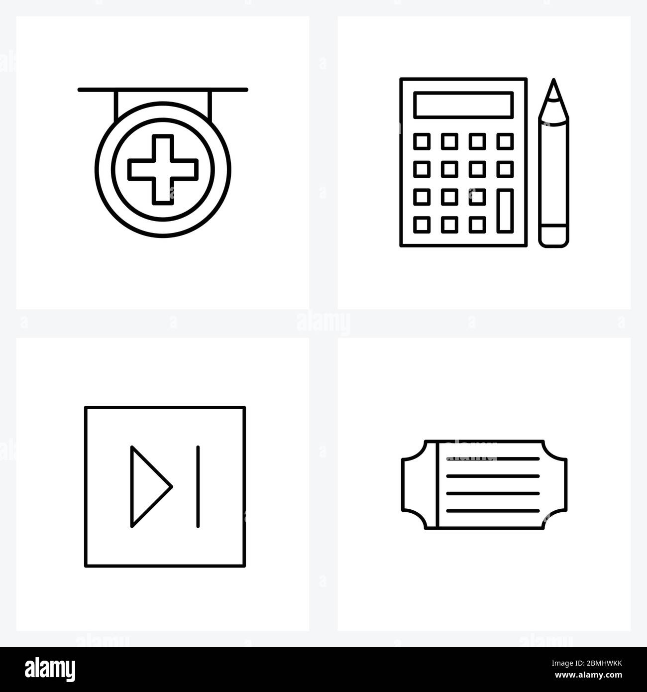 Next to the calculator Stock Vector Images - Alamy