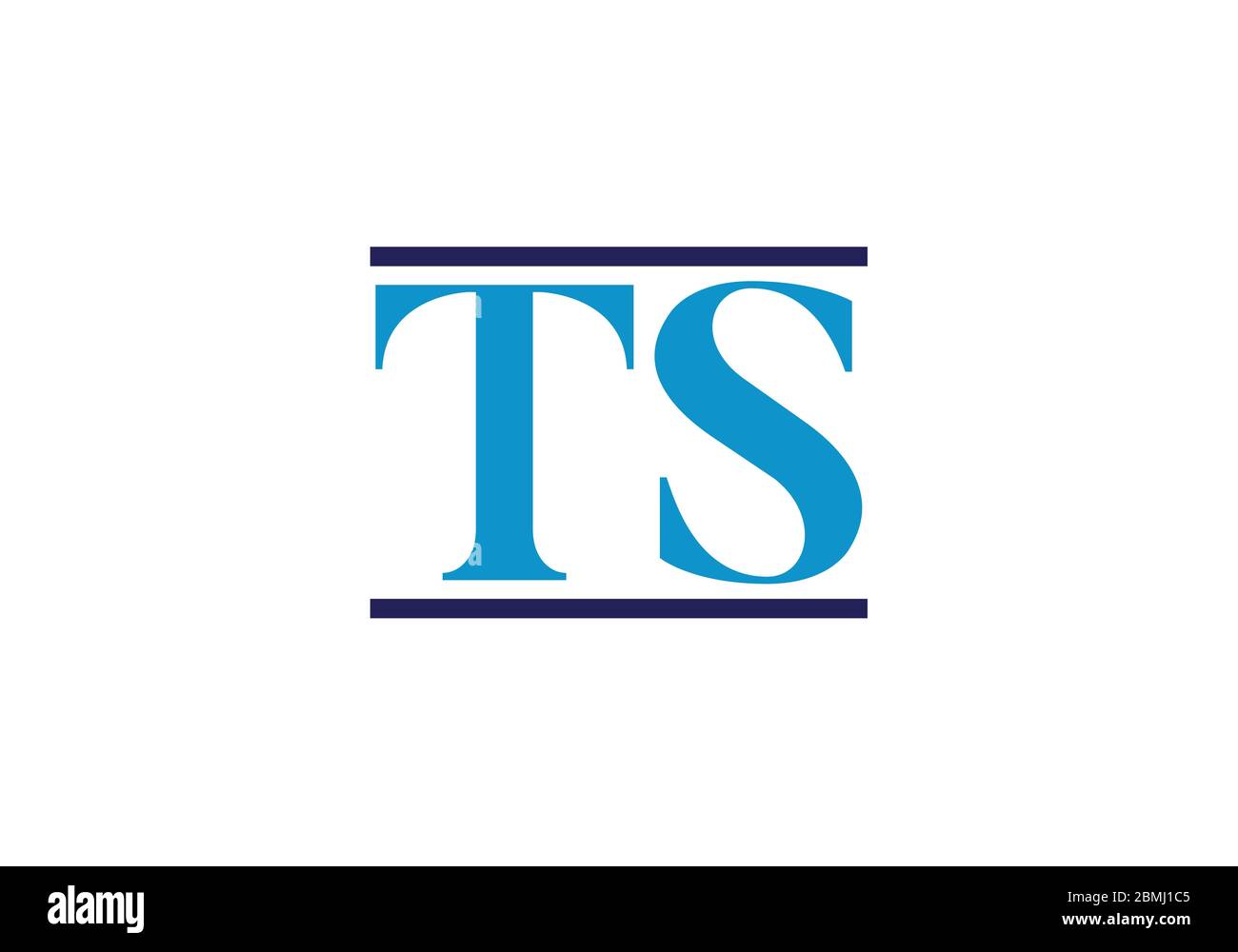 Initial Monogram Letter T S Logo Design Vector Template. Graphic ...