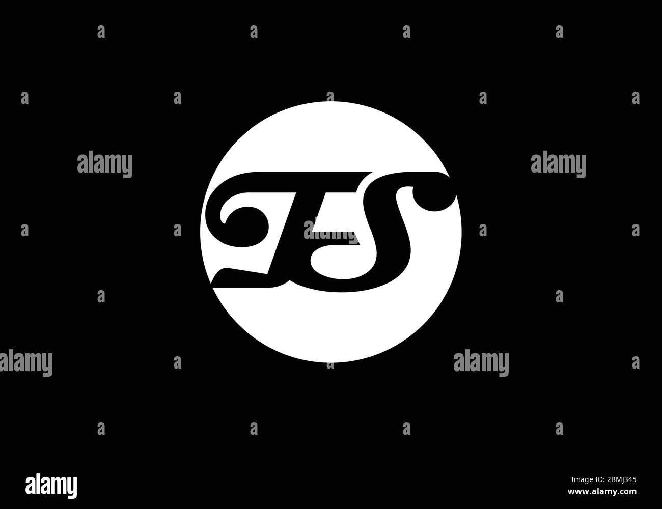 Initial Monogram Letter T S Logo Design Vector Template. Graphic ...