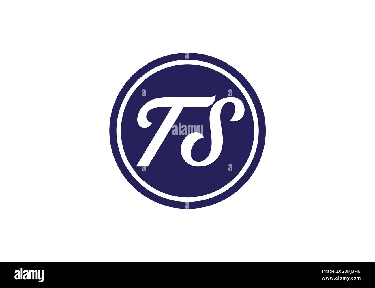 Initial Monogram Letter T S Logo Design Vector Template. Graphic ...