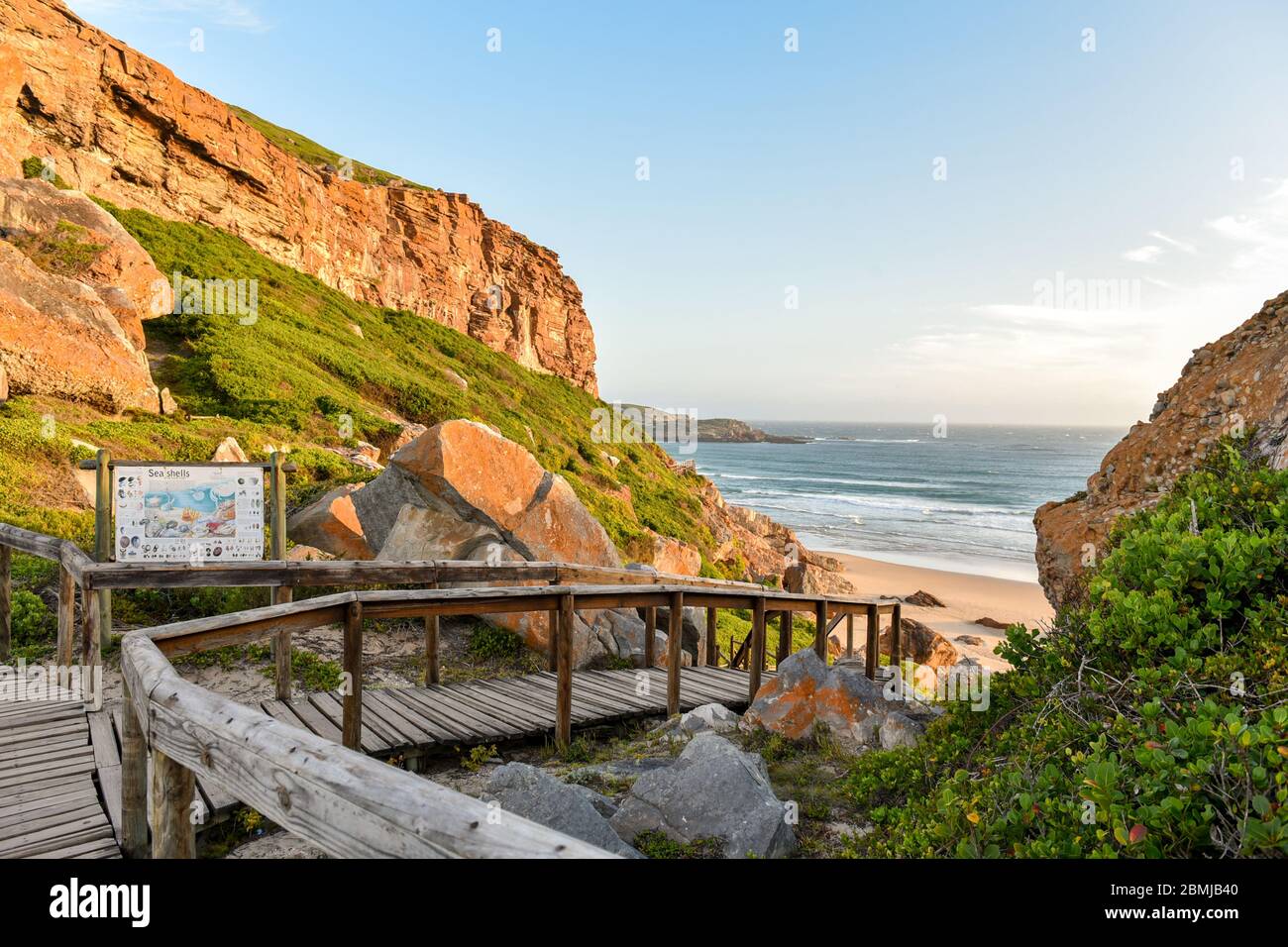 Robberg Nature Reserve is one of the top attractions near Plettenberg Bay, Garden Route, South Africa Stock Photo