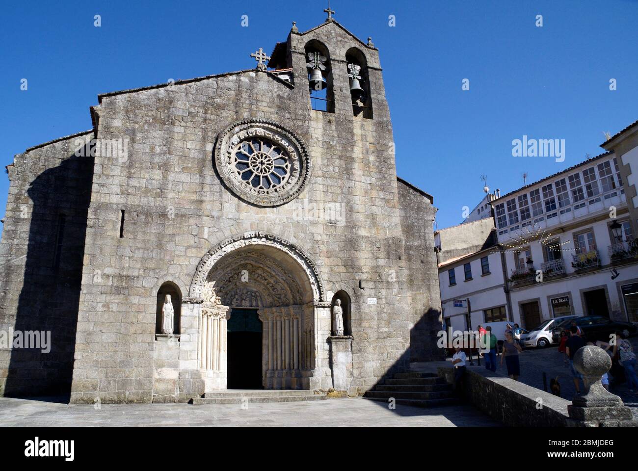 Iglesia de Santa María del Azogue. Betanzos. La Coruña. Galicia. España Stock Photo