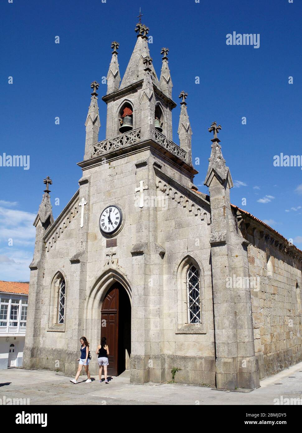 Iglesia de San Marcos. Corcubión. La Coruña. Galicia. España Stock Photo