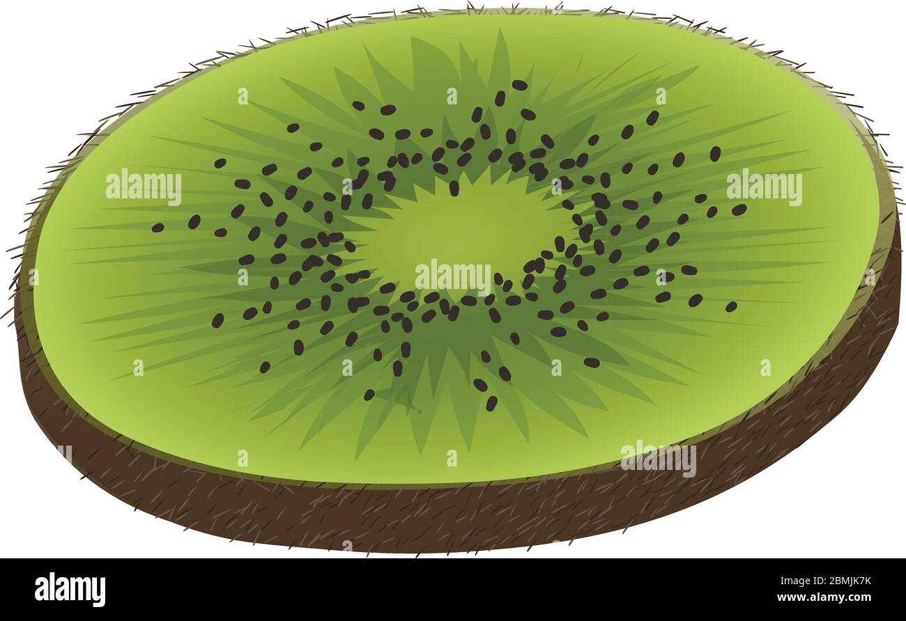 Kiwi slice icon. Cartoon of kiwi slice vector icon for web design isolated  on white background Stock Vector Image \u0026 Art - Alamy, image size:1300x892