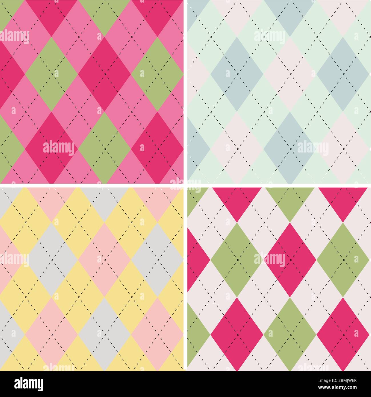 Colorful argyle seamless pattern fabric texture Stock Vector Image ...