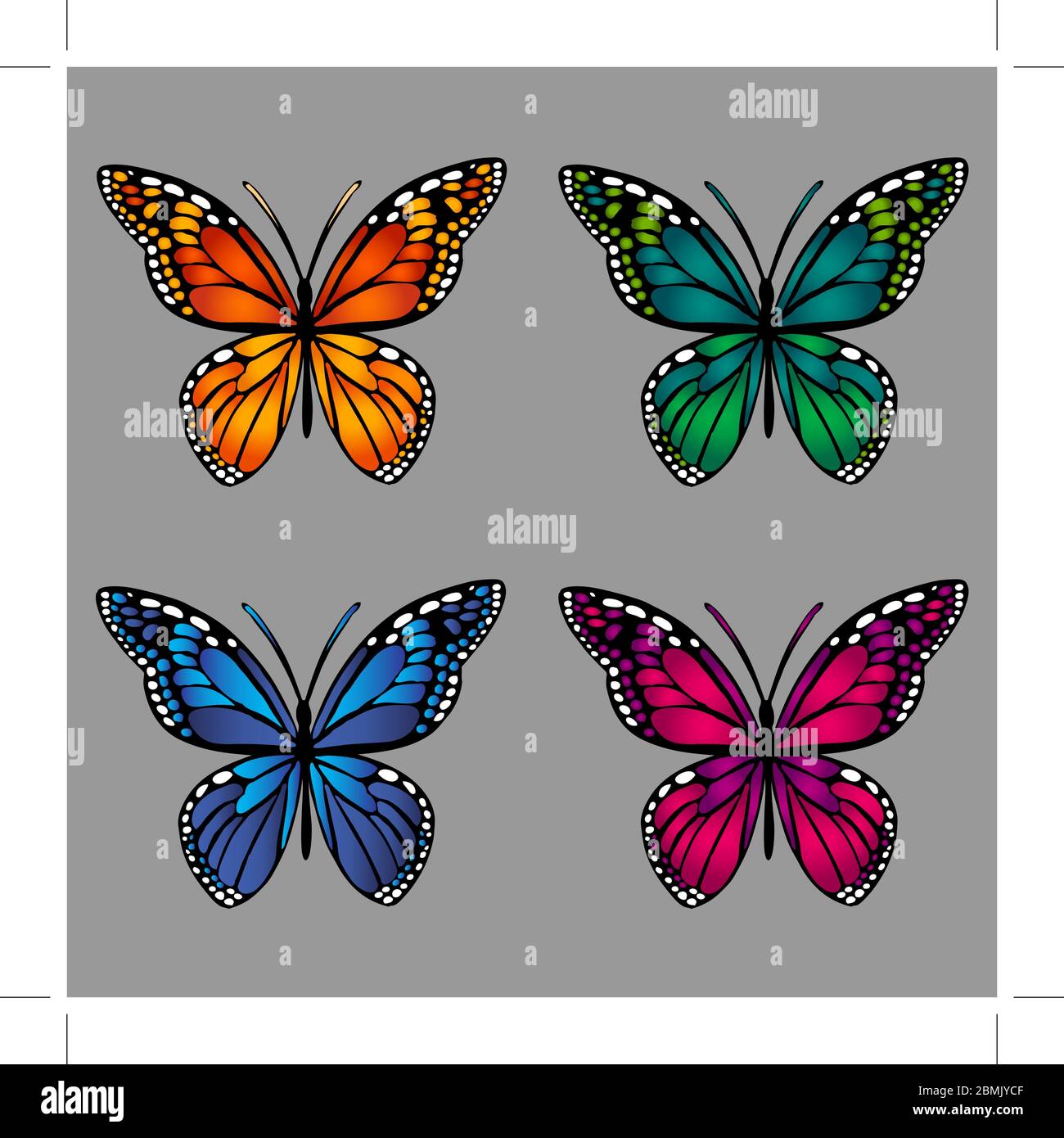 Gray moth Stock Vector Images - Alamy