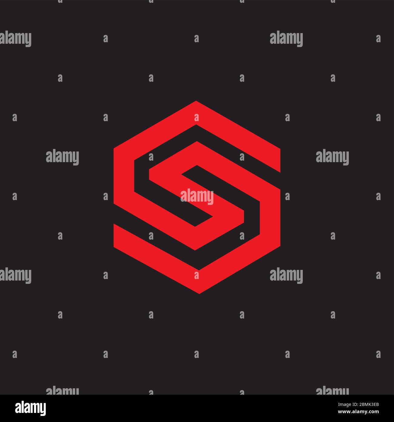 Initial letter ss logo or s logo vector design template Stock Vector