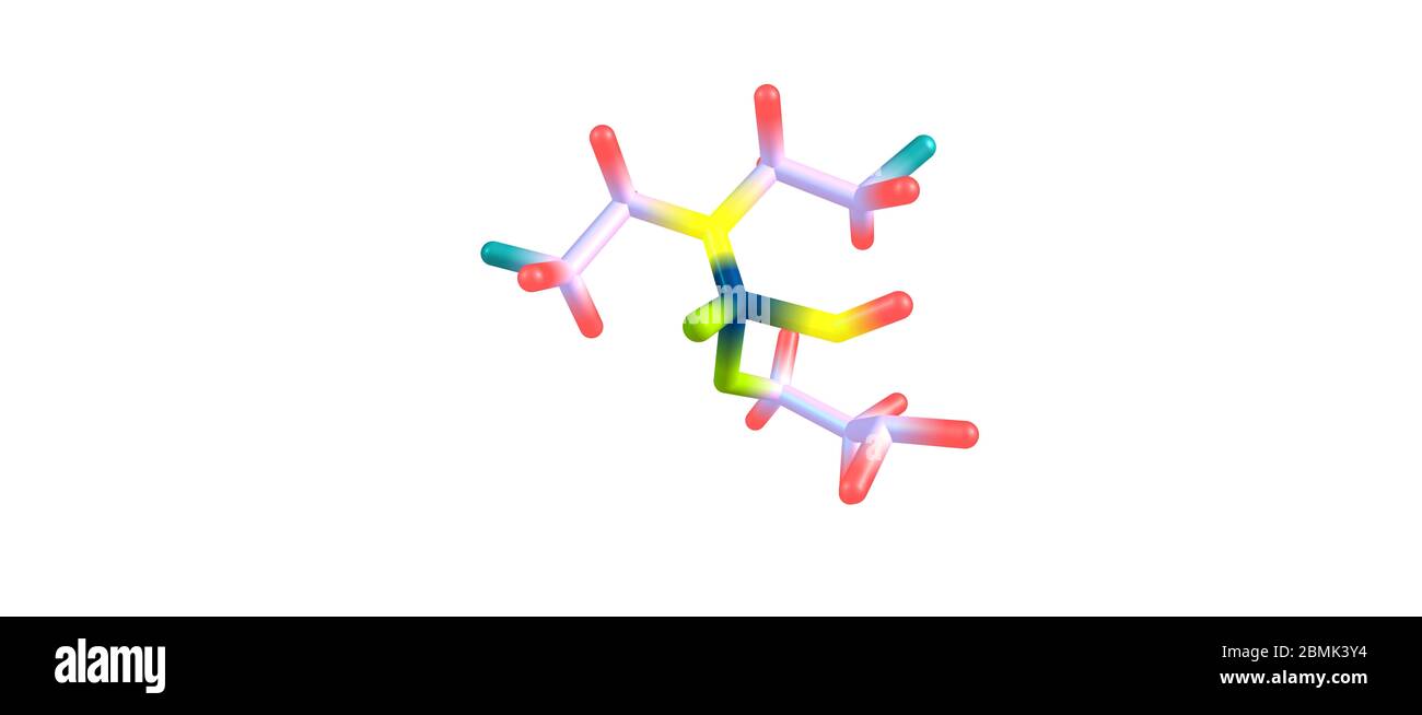 Cyclophosphamide or cytophosphane is a medication used as chemotherapy and to suppress the immune system. 3d illustration Stock Photo