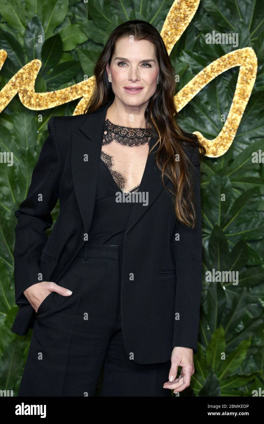 Brooke Shields attends The Fashion Awards 2018 In Partnership With  Swarovski at Royal Albert Hall on December 10, 2018 in London,UK Stock  Photo - Alamy