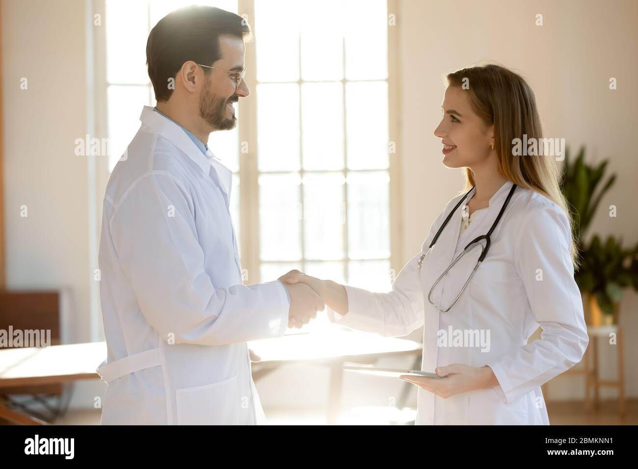 Diverse young doctors hospital hi-res stock photography and images - Alamy
