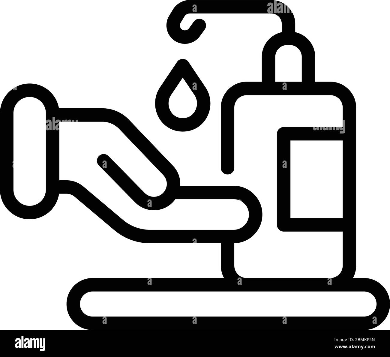 Hand soap bottle icon, outline style Stock Vector Image & Art - Alamy