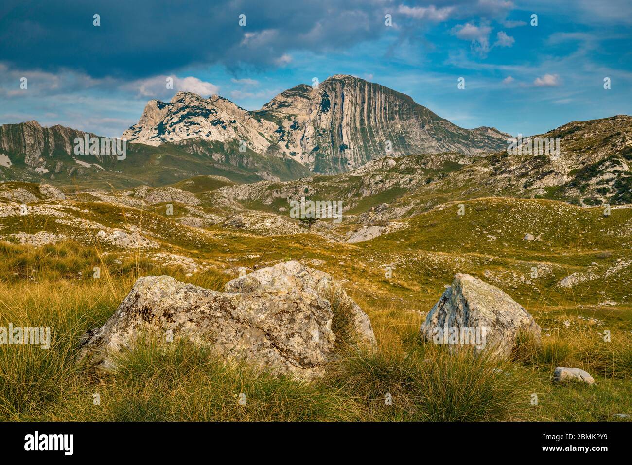 Prutas, mountain in Durmitor National Park, UNESCO World Heritage Site, Dinaric Alps, Montenegro, Southeastern Europe Stock Photo