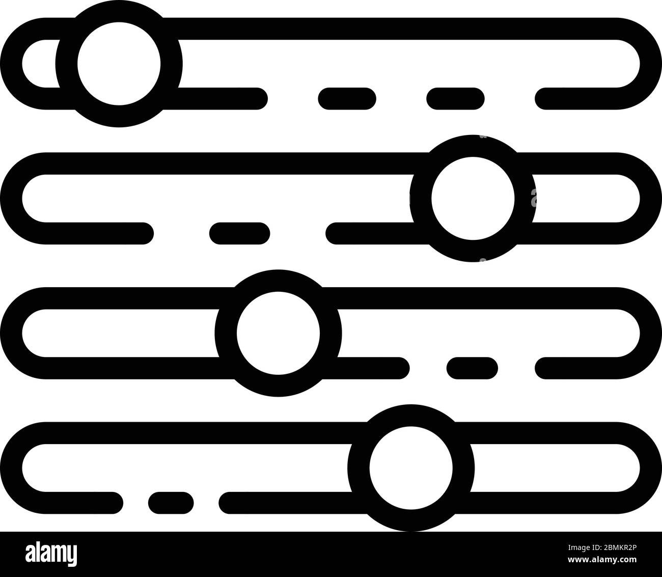 Equalizer app icon, outline style Stock Vector Image & Art - Alamy