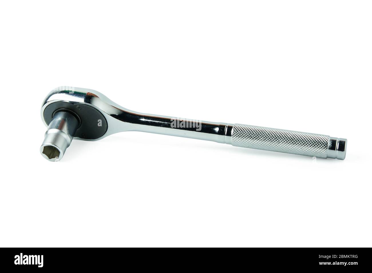 Socket spanner wrenches isolated on white background with clupping path Stock Photo