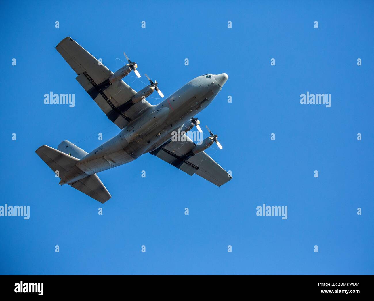South African C-130 Aircraft Stock Photo
