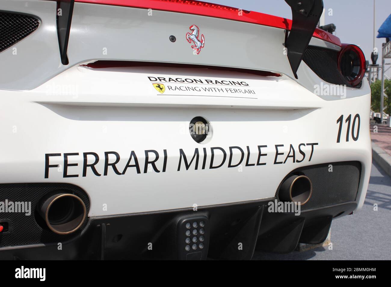 New official Ferrari dealer showroom in Dubai, United Arab Emirates