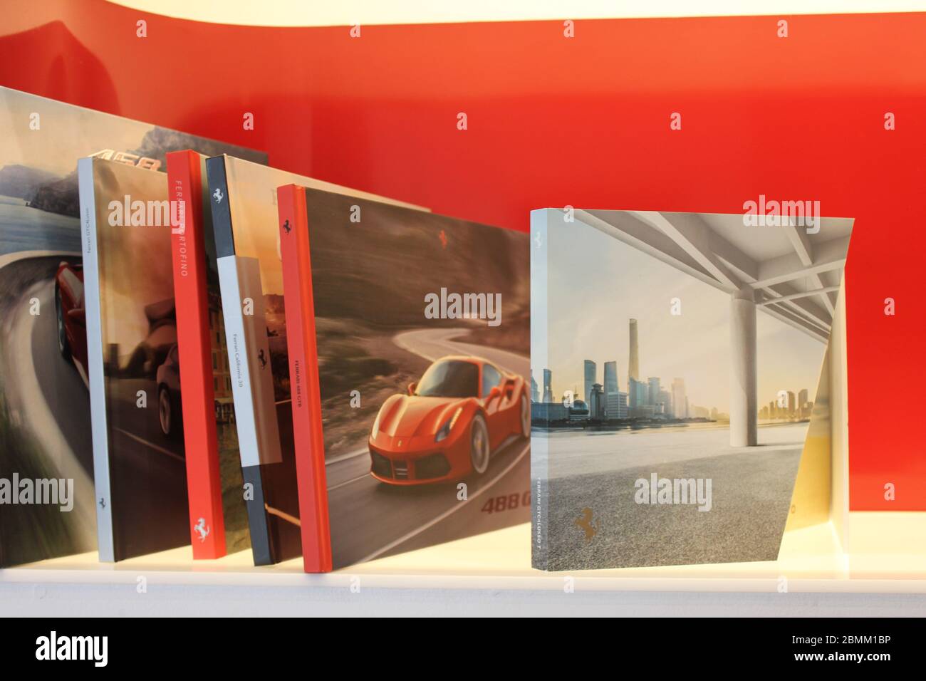 New official Ferrari dealer showroom in Dubai, United Arab Emirates