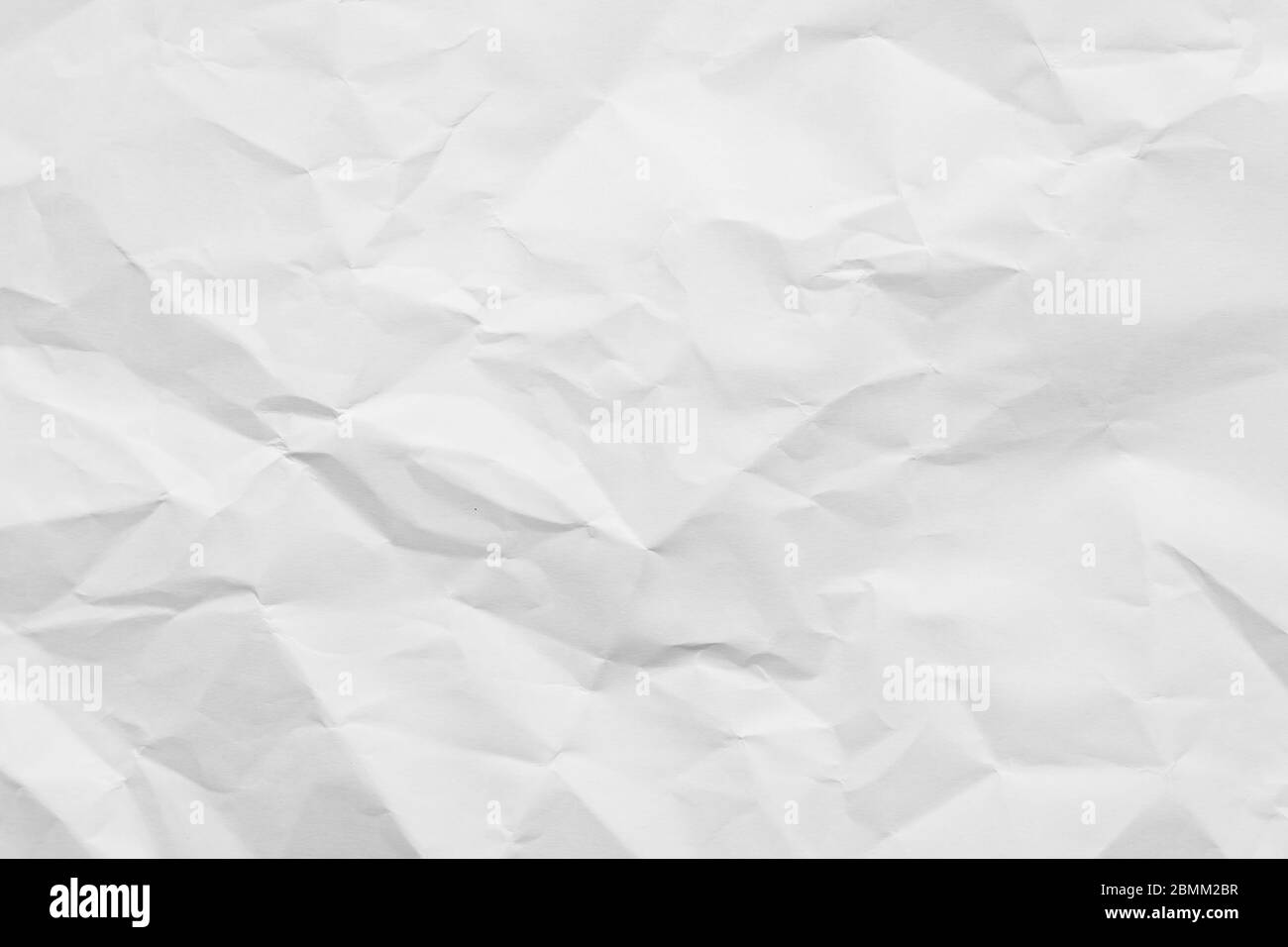 White crumpled paper texture background Stock Photo - Alamy
