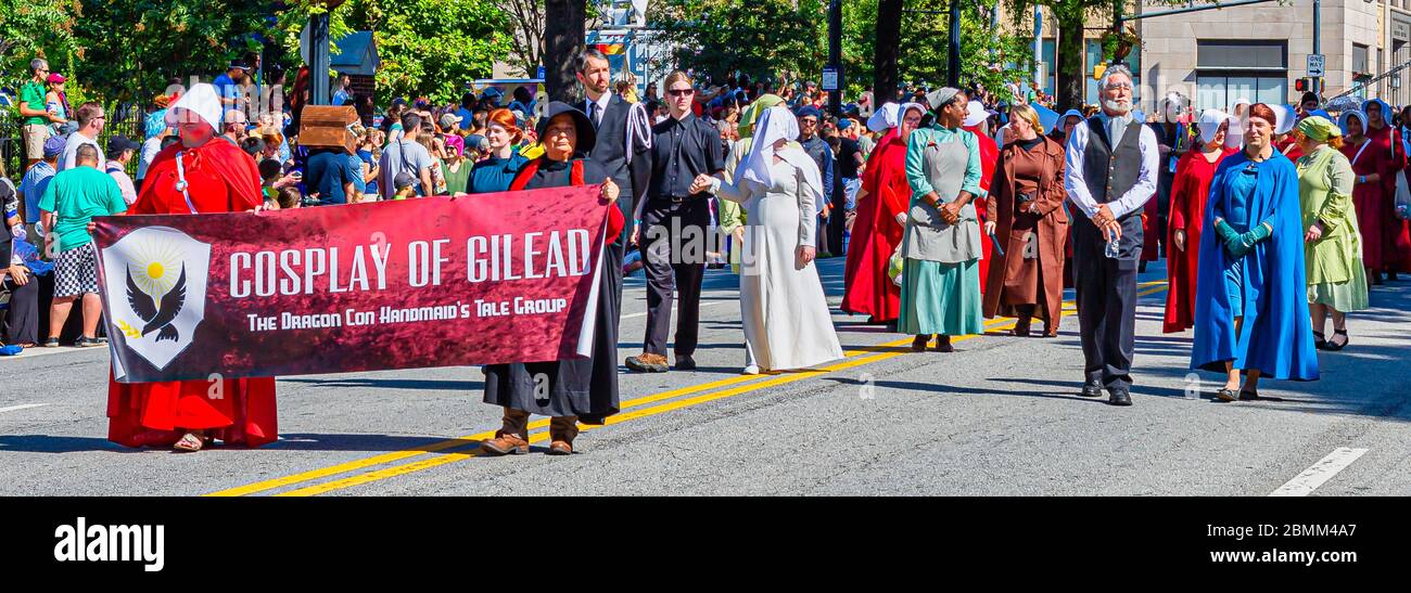 Cosplay of Gilead on Parade Stock Photo Alamy