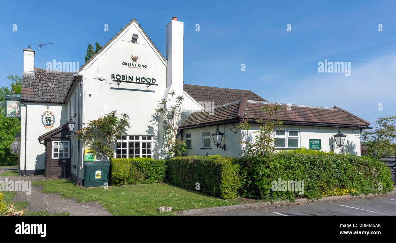 The Robin Hood Inn, Durley Street, Durley, Winchester, Hampshire, England,  UK Stock Photo - Alamy