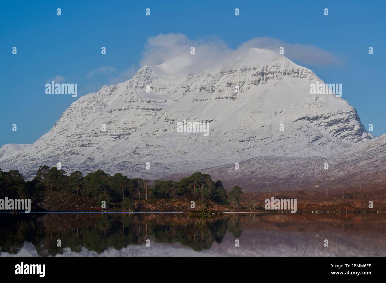 Liathach mountain from Loch Clair, Torridon Stock Photo Alamy